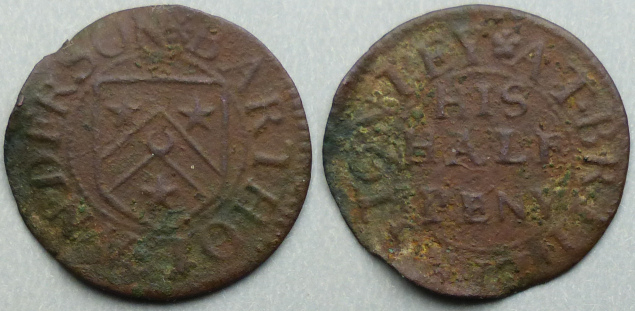 St. Martin s Lane Tho Armitage farthing 0.00 Rare Coins and